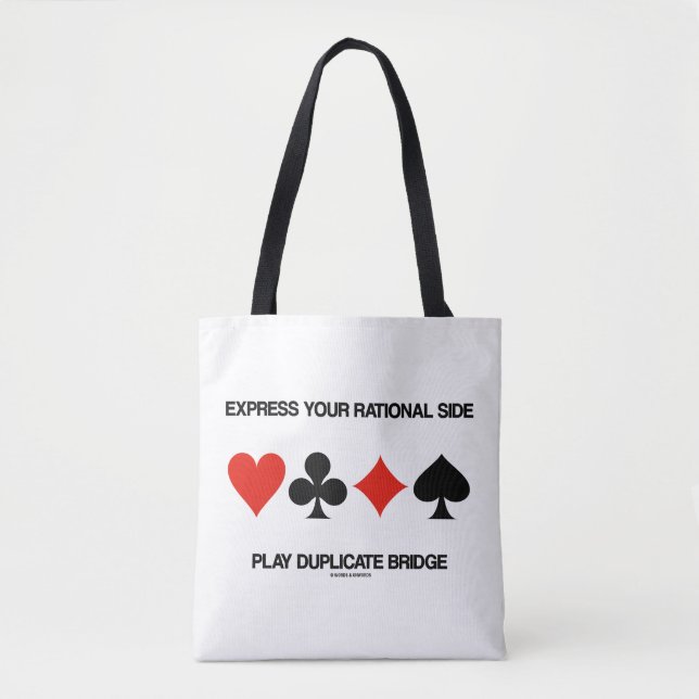 Express Deine rational side Play Duplicate Bridge (Vorderseite)