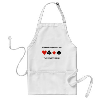 Express Deine rational side Play Duplicate Bridge Schürze