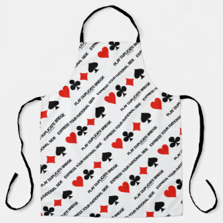 Express Deine rational side Play Duplicate Bridge Schürze