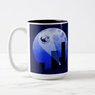 Express Delivery Coffee Spaß Zweifarbige Tasse