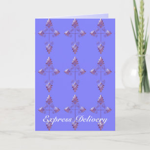 Express Delivery - Wishing Peace & Love Feiertagskarte