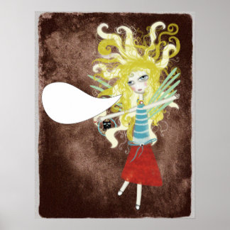 Express Dich einzigartig whismical art doll illust Poster