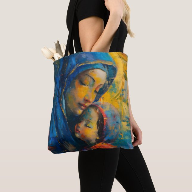 Expressionismus Maria und Jesus (Von Nahem)