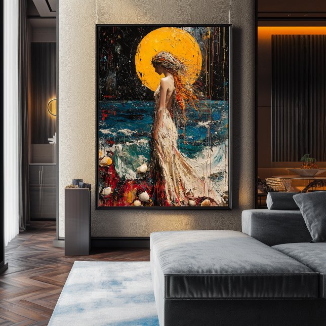 Expressionist Die Geburt der Venus - mutig und erm Poster (Von Creator hochgeladen)