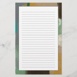 Expressionistische Malerei mit starken Pinselstric Briefpapier