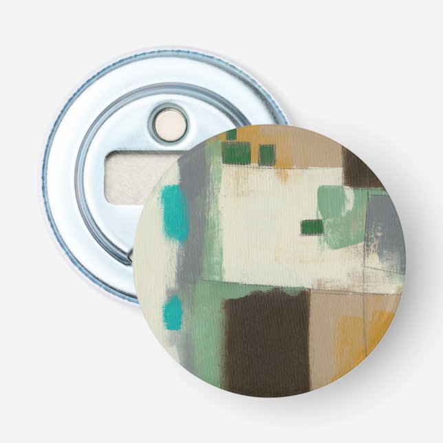 Expressionistische Malerei mit starken Pinselstric Flaschenöffner (Vorderseite)