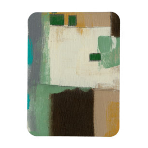 Expressionistische Malerei mit starken Pinselstric Magnet