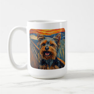 Expressionistisches Gemälde Yorkshire Terrier / Yo Kaffeetasse