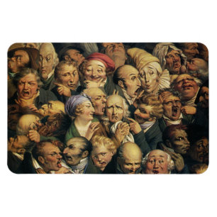 Expressions-Magnet von Daumier Magnet