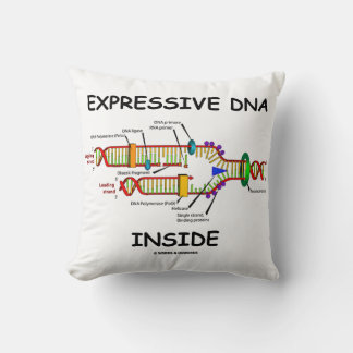 Expressive DNA im molekularen Biologie-Spaß Kissen