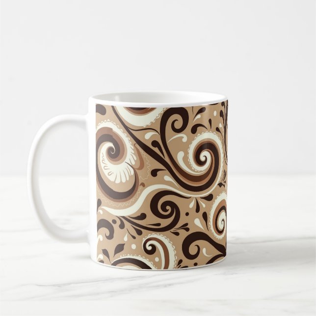Expresso Art Wirbel Kaffeetasse (Links)