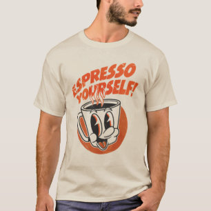 Expresso dich selbst! Lustiger Kaffee T-Shirt