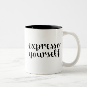 Expresso sich zweifarbige tasse