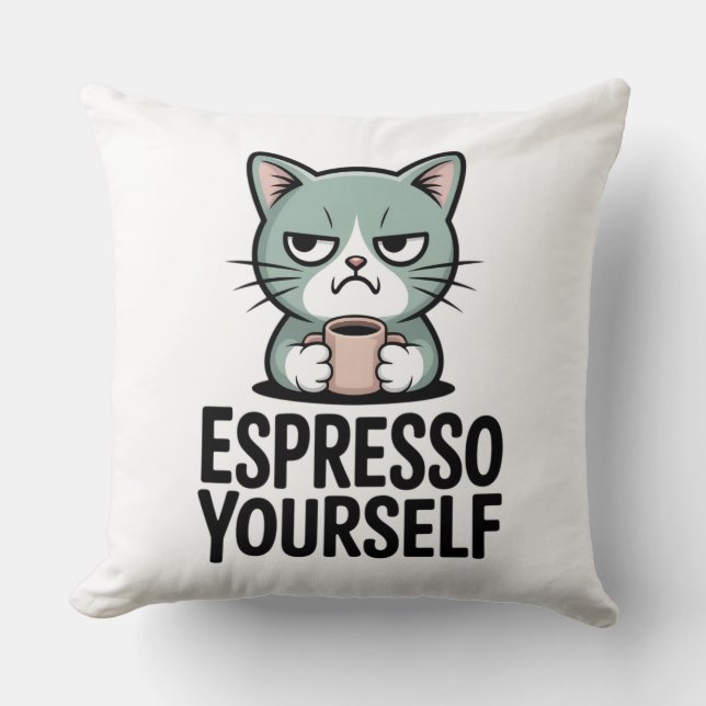 Expresso Yourself Kissen (Vorderseite)