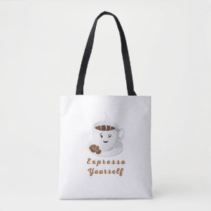 Expresso Yourself – Lustiges Lächelnde Kaffee-T-Sh