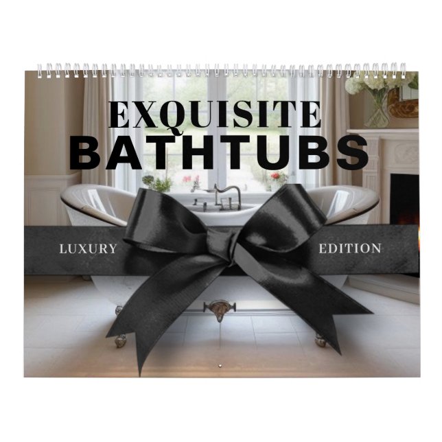 Exquisite Bathtub-Kalender Kalender (Titelbild)
