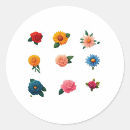 Exquisite Blume Sticker Collection