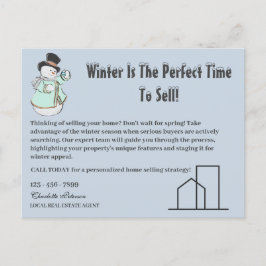 Exquisite Designs für das Winter Saisonale Real An Postkarte