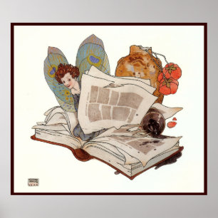 "Exquisite Elf" by Edmund Dulac - Print Poster