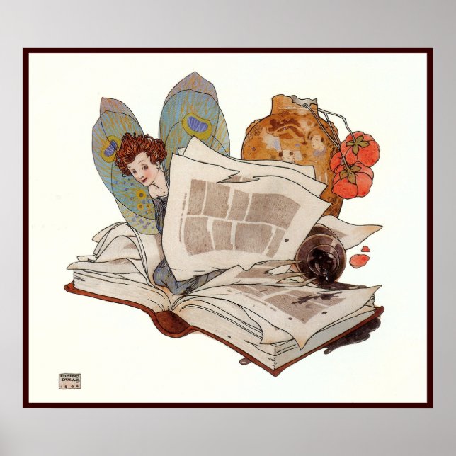 "Exquisite Elf" von Edmund Dulac - Print Poster (Vorne)