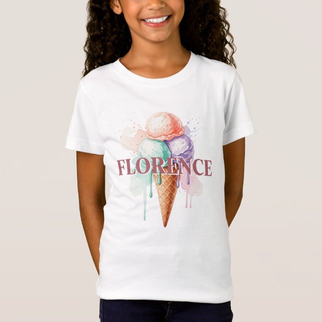 Exquisite Florenz, Fruchtseis, Creme von Natasha U T-Shirt (Vorderseite)