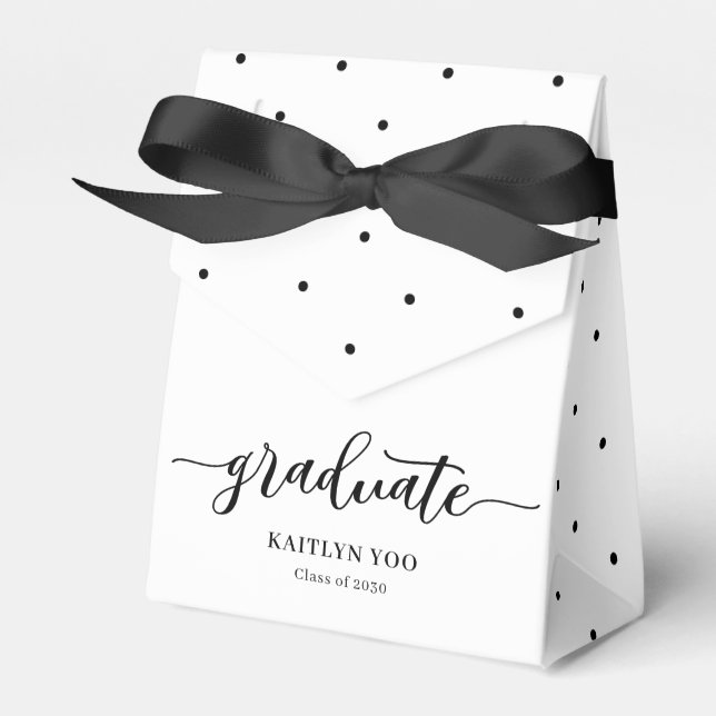 Exquisite Geschmack EDITABLE COLOR Graduation Part Geschenkschachtel (Vorderseite)