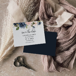 Exquisite Herbstblumenhochzeit Sichern Sie das Dat Einladung