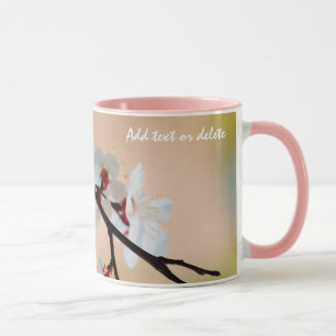 Exquisite japanische Apricot-Blume Tasse