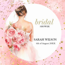 Exquisite Minimale Hochzeit Brautparty