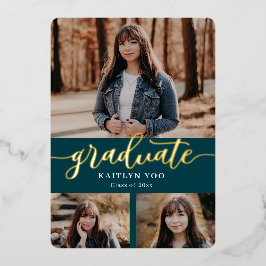 Exquisite Probieren Sie den Abschluss Frische Past Folieneinladung