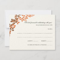 Exquisite Reben (Bronze & Orange) UAWG Postkarte