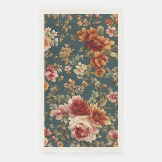 Exquisite romantische Rose und wunderschöne Blume Serviette