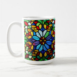 Exquisite verklebte Glas aus der Flora Elegante Kaffeetasse
