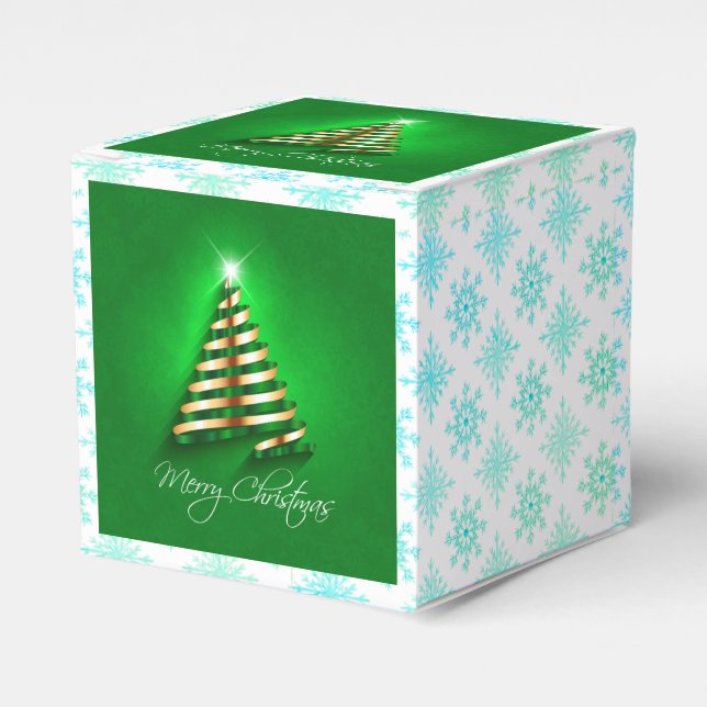 Exquisite Weihnachtsklassiker-Gunstbox Geschenkschachtel (Vorderseite)
