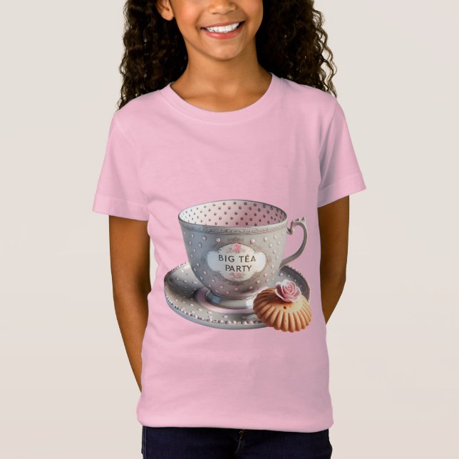 Exquisiter Cup und Cookie T-Shirt (Vorderseite)