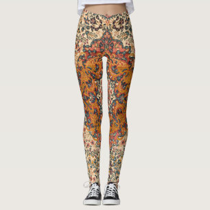 Exquisites Vintages Persisches Rug-Muster Leggings