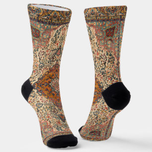 Exquisites Vintages Persisches Rug-Muster Socken