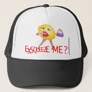 "exsqueeze ich?" lustige Zitrone humorvoller Hut Truckerkappe