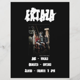 Extaza Band Flyer