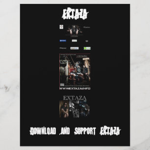 EXTAZA Download Flyer
