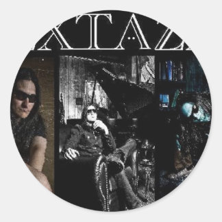 Extaza Round Aufkleber