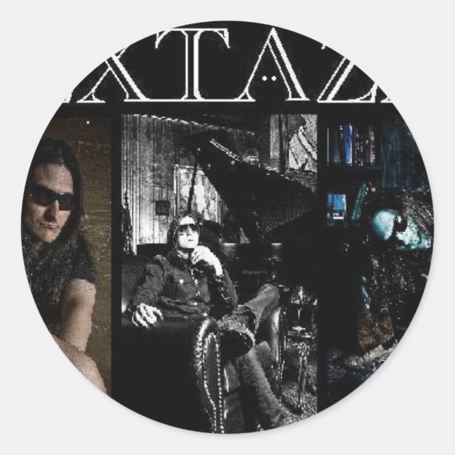 Extaza Round Aufkleber (Vorderseite)