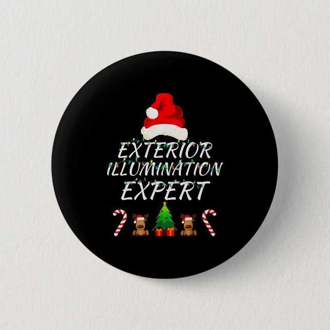 Exterior Illumination Expert Christmas Lights Deco Button (Vorderseite)