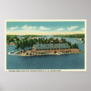 Exterior View of the Thousand Island Yacht Poster