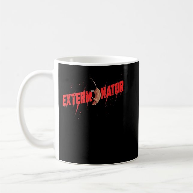 Exterminator Gift Pest Controller Mäuse oder Bed B Kaffeetasse (Links)