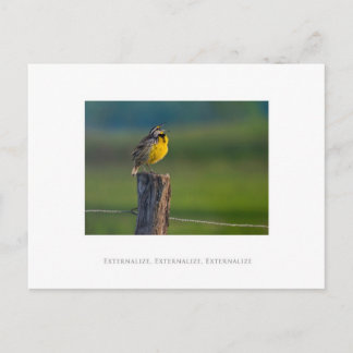 Externalisieren, Externalisieren, Externalisieren Postkarte