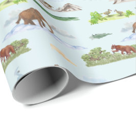 Extinct Animal Toile Geschenkpapier
