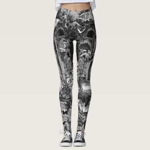 Extra Bats Dunkelgotische Vampires Kryptgräber Leggings
