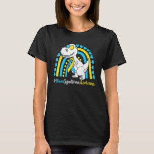 Extra Chromosom T Rex Dinosaur Kid Boy Down Synd T-Shirt