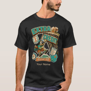 Extra Credit Lustiger Lehrer Schüler Personalisier T-Shirt
